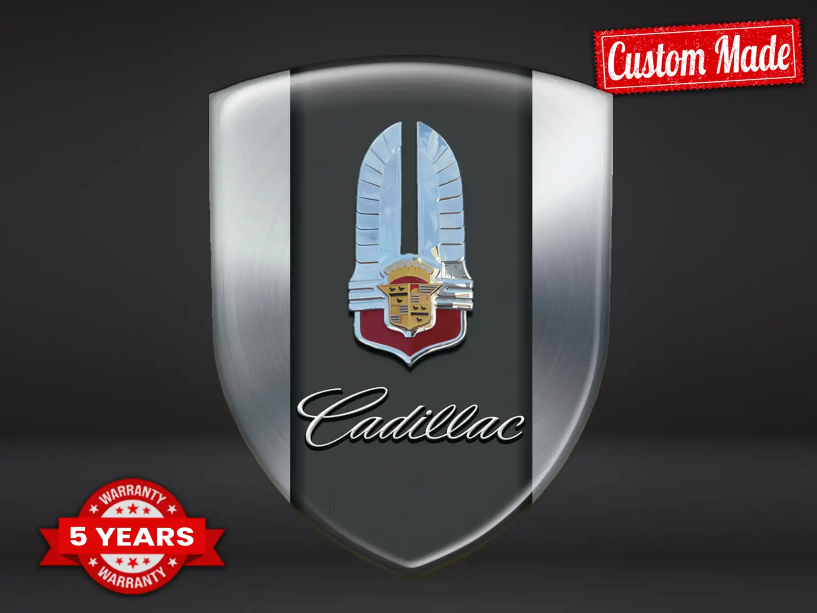 Cadillac Logosticker Limitiert Premium Professionell Gedruckt